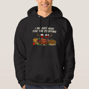 Veste À Capuche Je suis juste ici pour le bourrage Je suis heureux