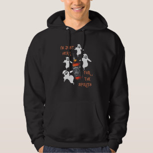 Veste À Capuche Je Suis Juste Ici Pour Le Vin Spirits Specter