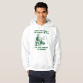 Veste À Capuche Je suis juste terrible à la pêche (Devant entier)