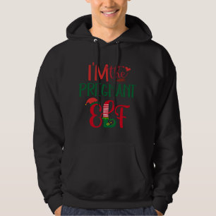 Veste À Capuche Je suis La Femme Enceinte Matching Famille Vilaine