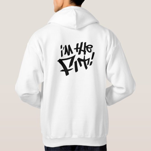 Veste À Capuche Je suis L'AJUSTEMENT (Dos)