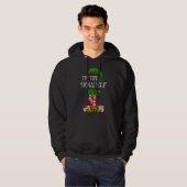 Veste À Capuche Je suis le chef elfe Noël (Devant entier)