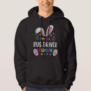 Veste À Capuche Je suis le conducteur de bus Bunny Ears Pâques Rab