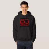 Veste À Capuche Je suis le DJ (Devant entier)