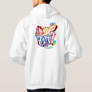 Veste À Capuche Je suis le Multicolor Graffiti FIT