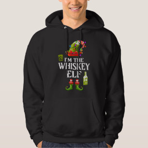 Veste À Capuche Je suis l'Elfe Whiskey jumeler Noël de famille