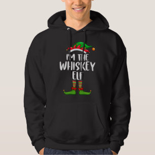 Veste À Capuche Je suis l'Elfe Whiskey jumeler Noël de famille