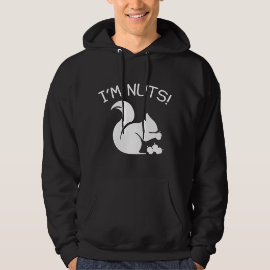Veste À Capuche Je suis Nuts (Devant)