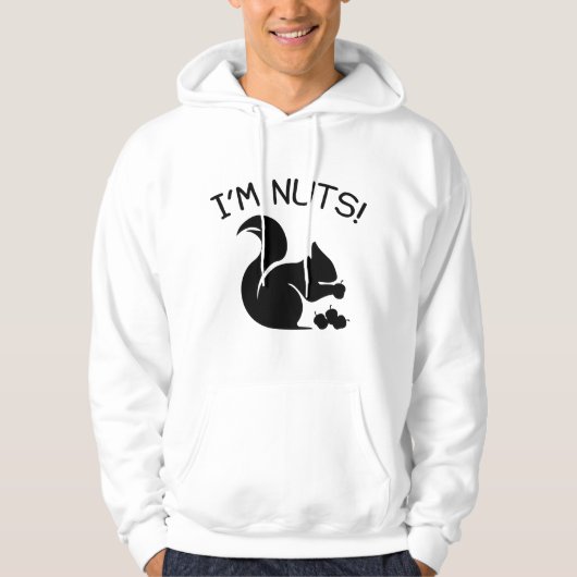 Veste À Capuche Je suis Nuts (Devant)