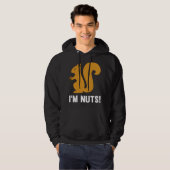 Veste À Capuche Je suis Nuts (Devant entier)