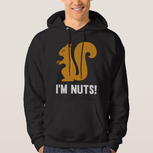 Veste À Capuche Je suis Nuts (Devant)