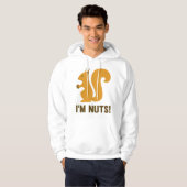 Veste À Capuche Je suis Nuts (Devant entier)