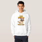 Veste À Capuche Je Suis Pibble Lavez Mon Ventre (Devant entier)
