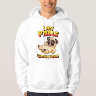 Veste À Capuche Je Suis Pibble Lavez Mon Ventre