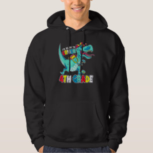 Veste À Capuche Je Suis Prêt À Écraser Le T-Rex Dino De 4E Année D