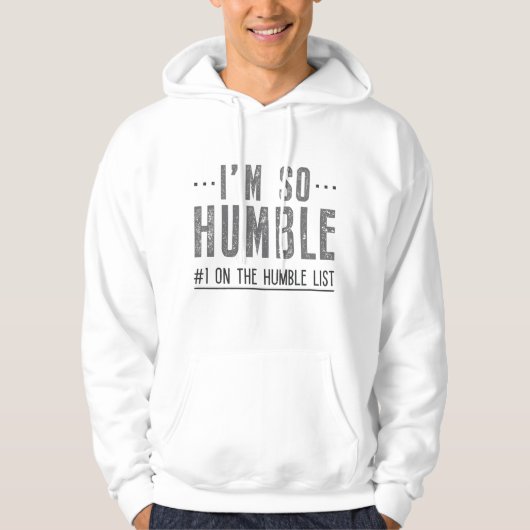 Veste À Capuche Je suis si humble (Devant)