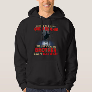 Veste À Capuche Je suis un frère de guitare Normale Frère sauf bea