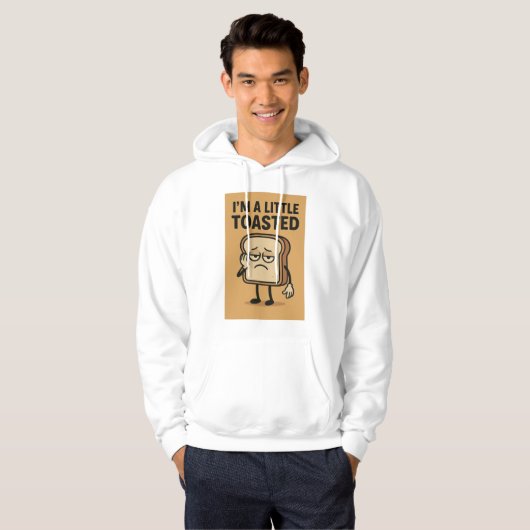 Veste À Capuche Je suis un peu grillé (Devant entier)