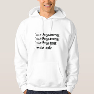 Veste À Capuche Je suis un programmeur. Code d'écriture