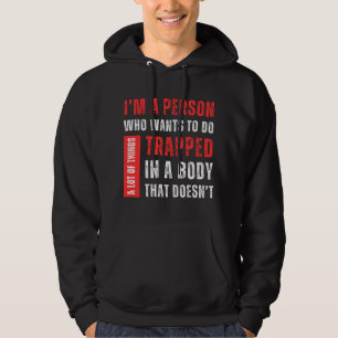 Veste À Capuche Je Suis Une Personne Qui Veut Faire Beaucoup De Ch