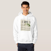 Veste À Capuche Je t'aime (Devant entier)