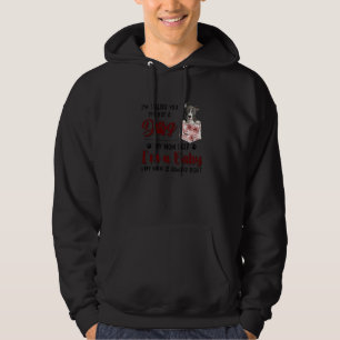 Veste À Capuche Je te dis que je ne suis pas un chien Ma mère a di