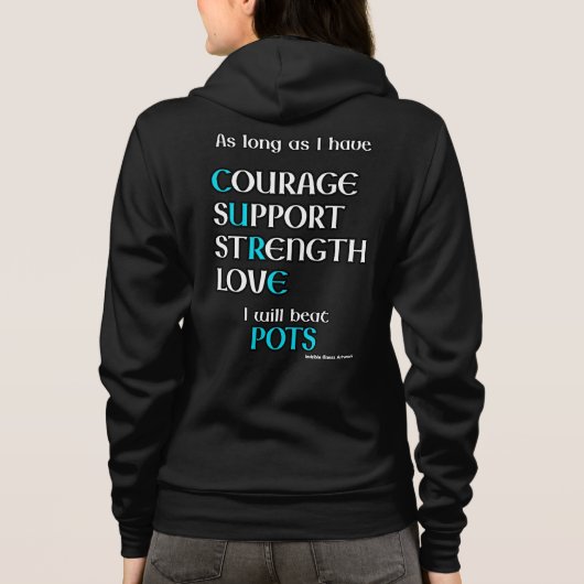 Veste À Capuche Je vais battre...POTS (Dos)