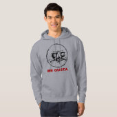 Veste À Capuche Je visage Meme de rage de Gusta (Devant entier)