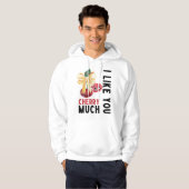 VESTE À CAPUCHE JE VOUS AIME BEAUCOUP CHERRY (Devant entier)