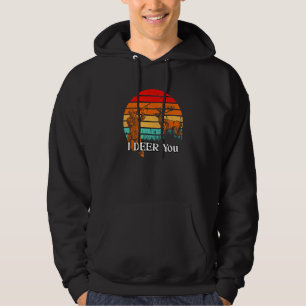 Veste À Capuche Je vous CERF Humour de chasse Couples de chasseur