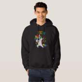 Veste À Capuche Jen Dabbing Unicorn (Devant entier)