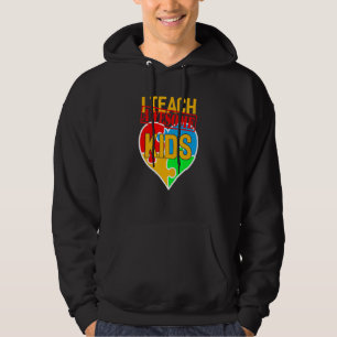 Veste À Capuche J'Enseigne Awesome Kids Cute Autisme Éducation Spé