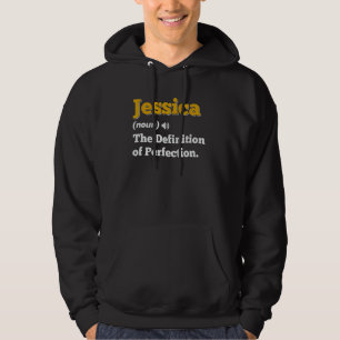 Veste À Capuche Jessica Nom cadeau personnalisé Anniversaire Nom D