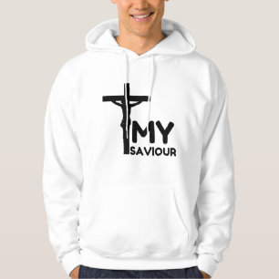 VESTE À CAPUCHE JÉSUS CHRIST MON SAUVEUR