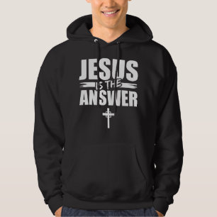Veste À Capuche Jésus est la réponse Jésus T-ShirtEs-tu un patriot