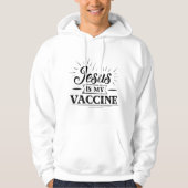 Veste À Capuche Jésus Est Mon Vaccin (Devant)