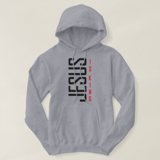 Veste À Capuche Jésus est Roi (Design devant)