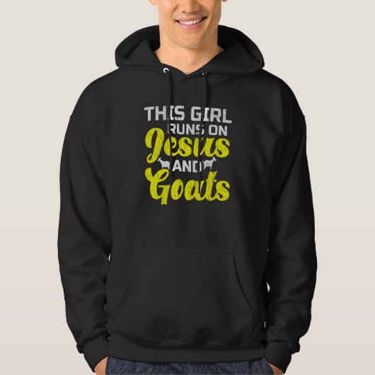 Veste À Capuche Jésus Et La Chèvre (Devant)