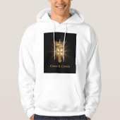 Veste À Capuche Jesus Is King Gold Crown Christian Men’s jumper (Devant)