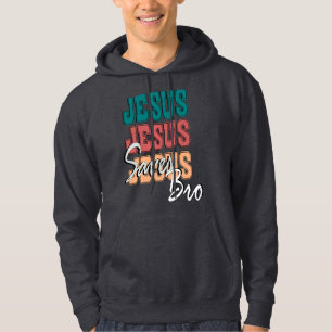 VESTE À CAPUCHE JESUS SAVE BRO VINTAGE