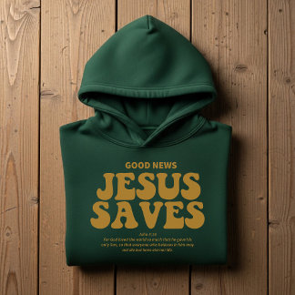 Veste À Capuche Jesus Saves, Christian faith