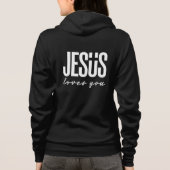 VESTE À CAPUCHE JÉSUS VOUS AIME | CHRÉTIEN (Dos)