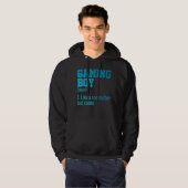 Veste À Capuche Jeu Boy Noun Définition Console Contrôleur Vide (Devant entier)