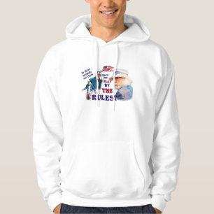 Veste À Capuche Jeu par les règles - drapeau déchiré en lambeau