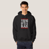 Veste À Capuche Jeune Ed et Noir 1 (Devant entier)