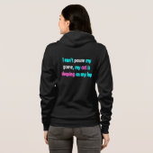 Veste À Capuche Jeux de chat drôle (Dos entier)