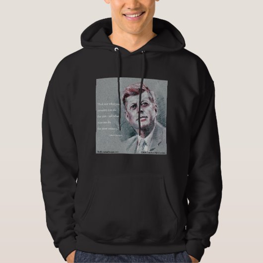 Veste À Capuche JFK & Citation (Devant)