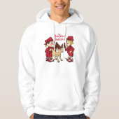 Veste À Capuche Jingle, Jangle et Vixen (Devant)