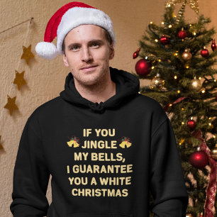 Veste À Capuche Jingle Mes cloches Pour Un Tee De Noël Blanc Drôle