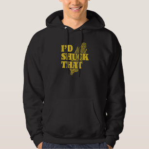 Veste À Capuche J'irais Chuck que j'aime Corny Puns Corn